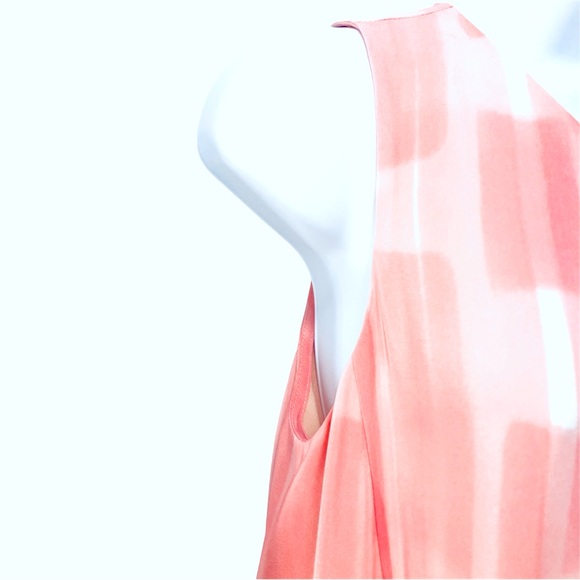 Anthropologie Maeve Avalonne Asymmetrical Pink Summer Dress - Picture 5 of 6